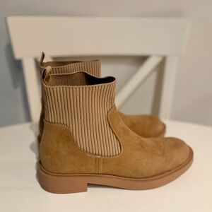 Tan Suede Ankle Boots